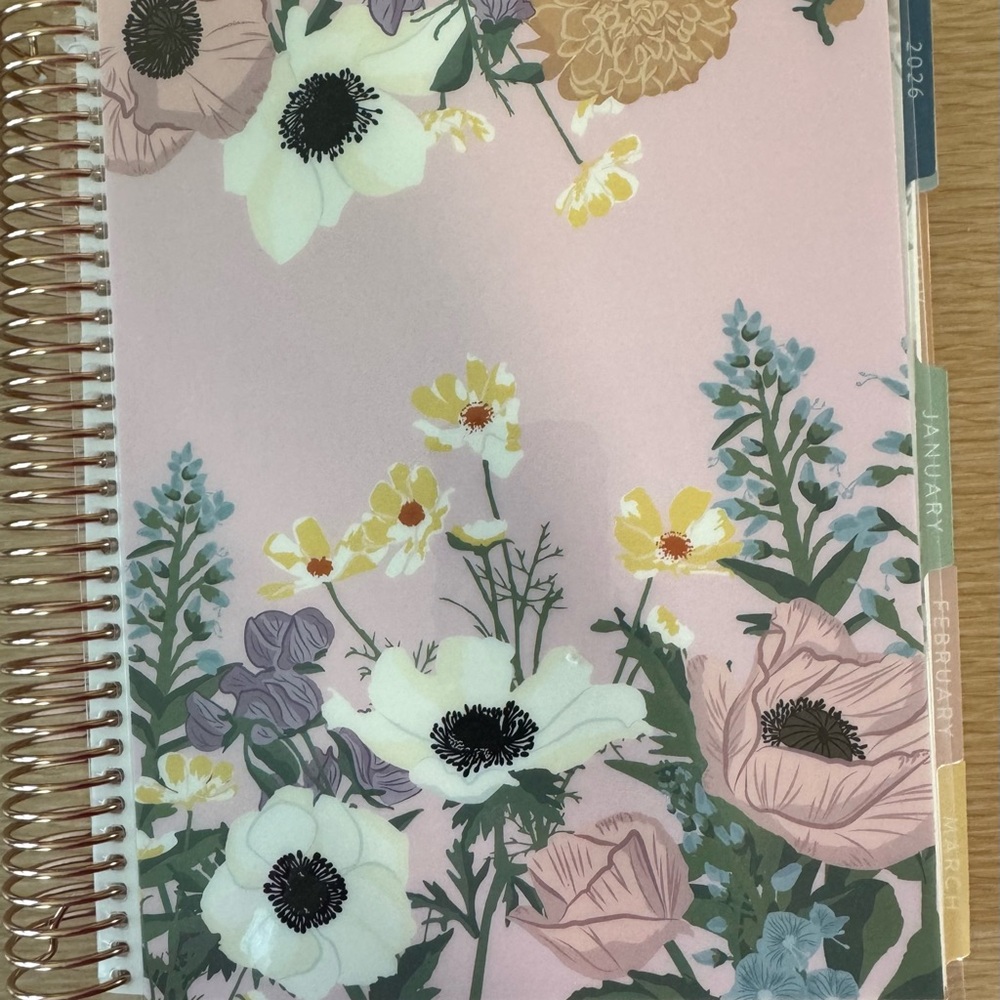 Erin Condren Pastel Floral Planner